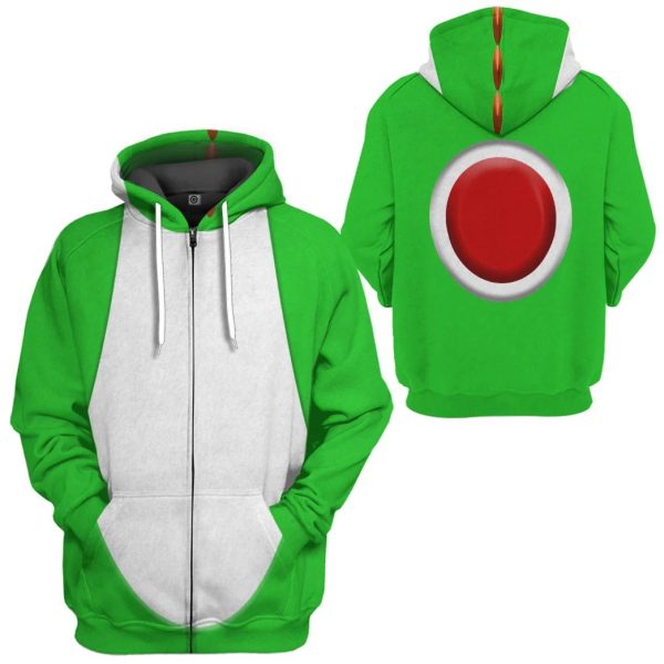 主图09 XYYEA SuperMario Luigi 3d Digital Printing Casual Sports Carton Bros Hoodie