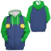 XYYEA SuperMario Luigi 3d Digital Printing Casual Sports Carton Bros Hoodie