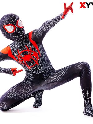 XYYEA Superhero Bodysuit Spandex Kids Spider Man Cartoon Character Movie Anime TV Costumes