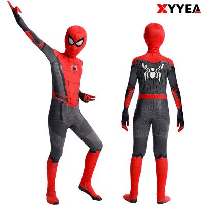 未标题-2 XYYEA Red Black Spiderman Costume Spider Man Suit Spider-man Costumes