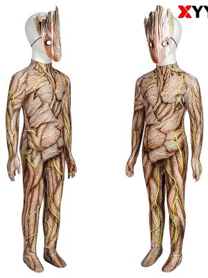 XYYEA Guardians of the Galaxy Groot Bodysuit Cosplay Costume