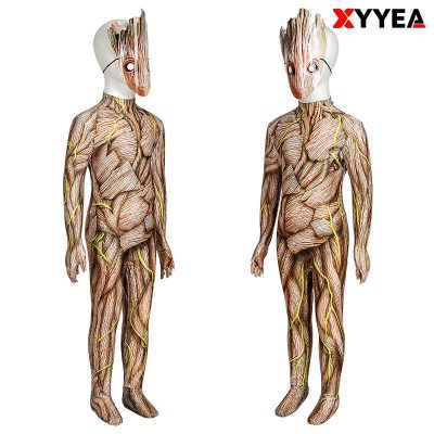 XYYEA Guardians of the Galaxy Groot Bodysuit Cosplay Costume