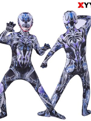 XYYEA Colorful Venom Bodysuit Cosplay Costume