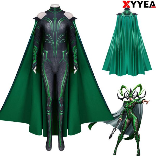 1 XYYEA Thor 3 Hela cos suit same style goddess one-piece tight costume