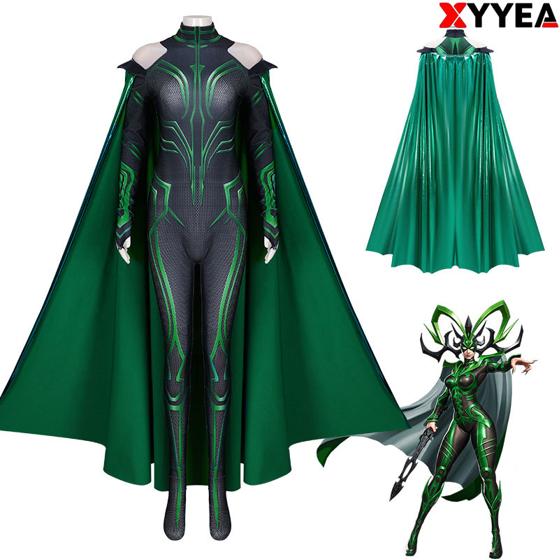 XYYEA Thor 3 Hela cos suit same style goddess one-piece tight costume