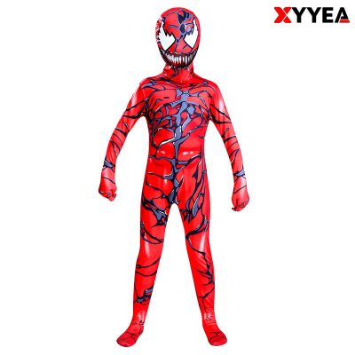1 XYYEA Red Venom Bodysuit Cosplay Costume