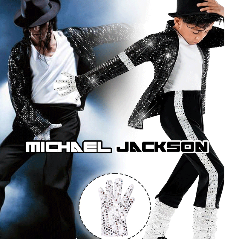 XYYEA Michael Jackson cosplay costumes children's Jackson imitation tap dance MJ dance costumes