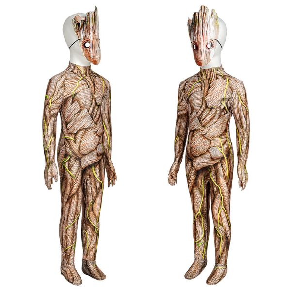 XYYEA Guardians of the Galaxy Groot Bodysuit Cosplay Costume