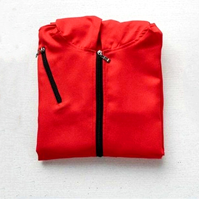XYYEA The House of Paper Halloween Cosplay Costume Red Jumpsuit for Adults