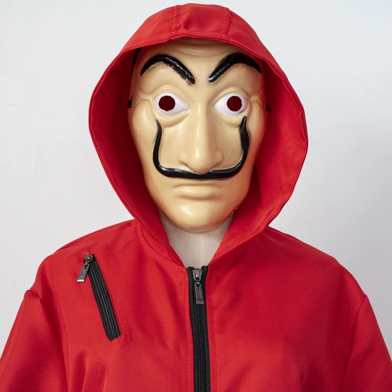 XYYEA The House of Paper Halloween Cosplay Costume Red Jumpsuit for Adults