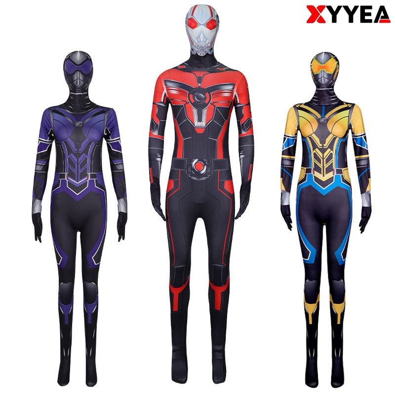 XYYEA Ant-Man and the Wasp bodysuit Halloween cosplay costume