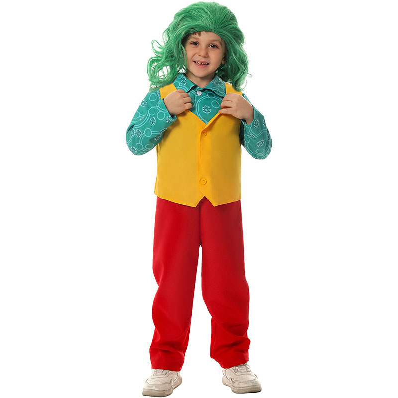 XYYEA Halloween Children's Costume Movie Joker 2 Double Delusion Harley Quinn Cosplay Costume