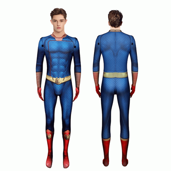 2 Black Robe Patrol Cosplay Costume Villain Halloween Costume Cape Superman Homelander