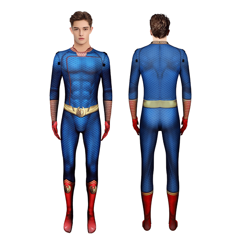 Black Robe Patrol Cosplay Costume Villain Halloween Costume Cape Superman Homelander