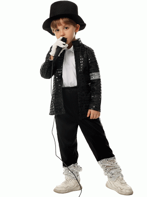 XYYEA Michael Jackson cosplay costumes children's Jackson imitation tap dance MJ dance costumes