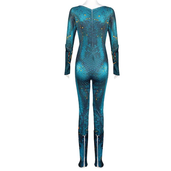 XYYEA Aquaman and Mera bodysuit Cosplay Costume