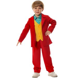 XYYEA Halloween Children's Costume Movie Joker 2 Double Delusion Harley Quinn Cosplay Costume