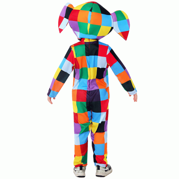 Children's Picture Book Plaid Elephant Costume