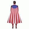 Black Robe Patrol Cosplay Costume Villain Halloween Costume Cape Superman Homelander