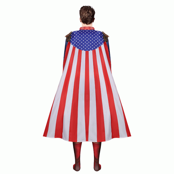 3 Black Robe Patrol Cosplay Costume Villain Halloween Costume Cape Superman Homelander