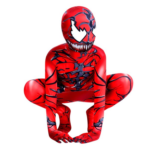 XYYEA Red Venom Bodysuit Cosplay Costume