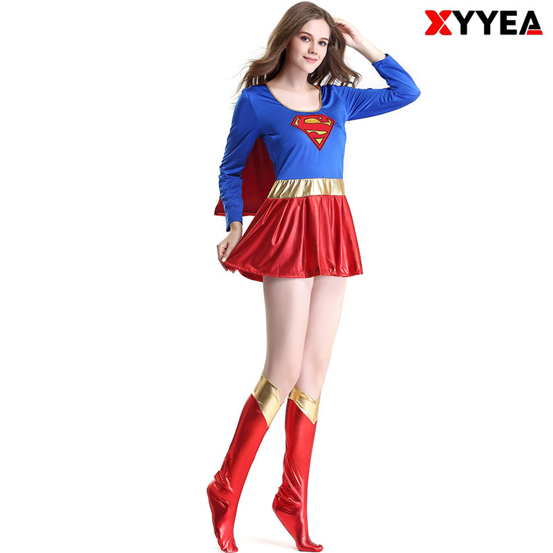 XYYEA Sexy Female Superhero Costume COS Role Playing Superhero Costume