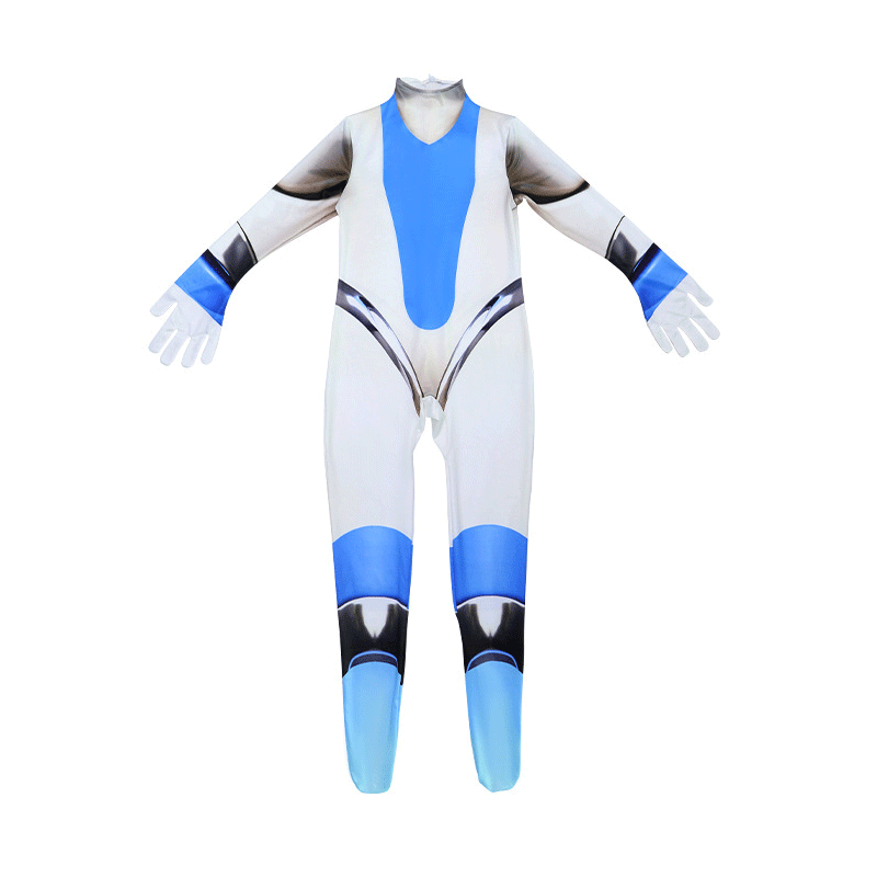 XYYEA Halloween Costume Jumpsuit Astro Bot Sony Space Robot Cosplay Costume