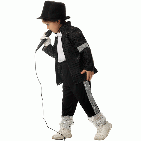 3 XYYEA Michael Jackson cosplay costumes children's Jackson imitation tap dance MJ dance costumes