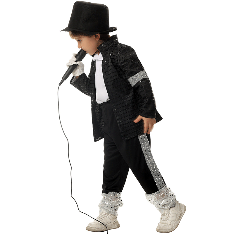 XYYEA Michael Jackson cosplay costumes children's Jackson imitation tap dance MJ dance costumes