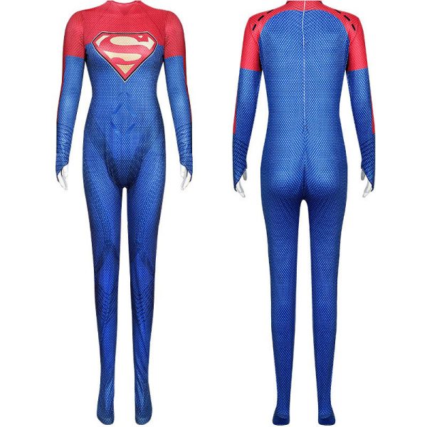3 XYYEA New superwoman tights cape cosplay anime costume