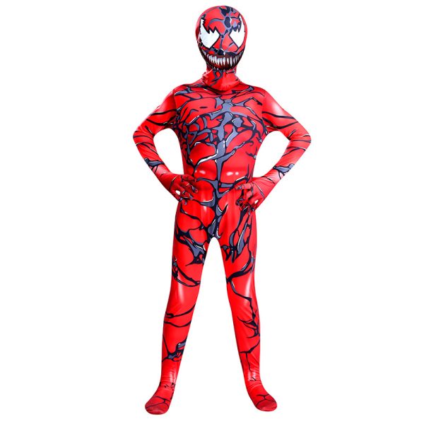 XYYEA Red Venom Bodysuit Cosplay Costume