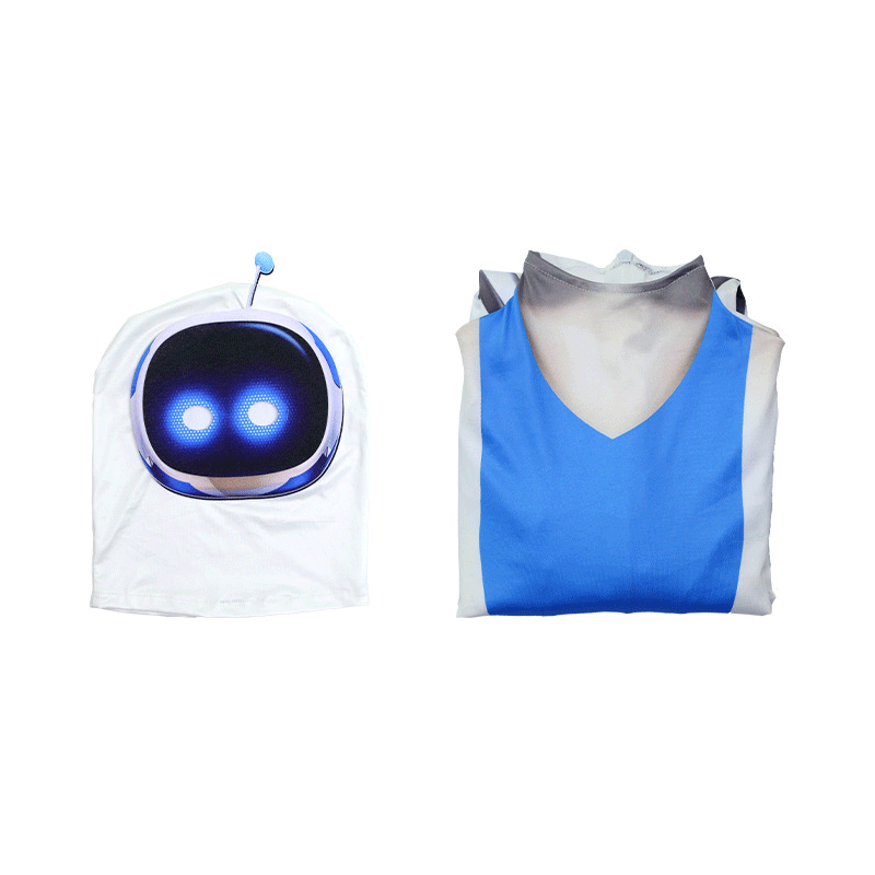 XYYEA Halloween Costume Jumpsuit Astro Bot Sony Space Robot Cosplay Costume