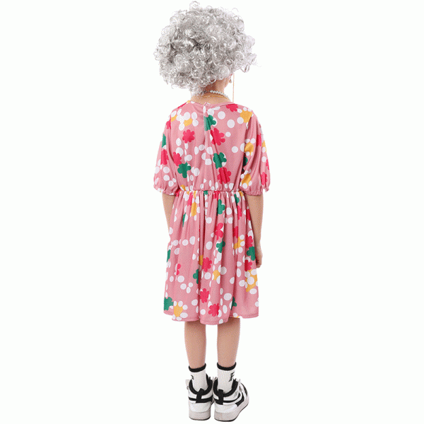 4 XYYEA Children's Day Party Costume Grandma Old Man Cosplay Costume
