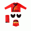 XYYEA Book Character Ninja Bodysuit KidCosplay Party Costume Zentai Game Theme Costume