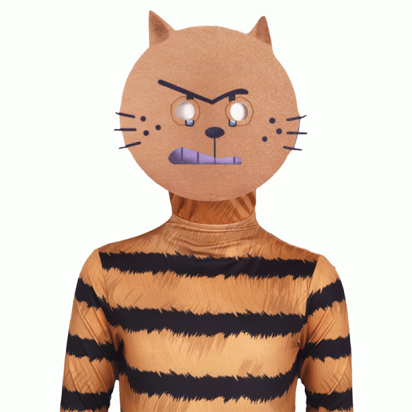 XYYEA Halloween role play Petey cat dog man cosplay costume cartoon Dog man costume