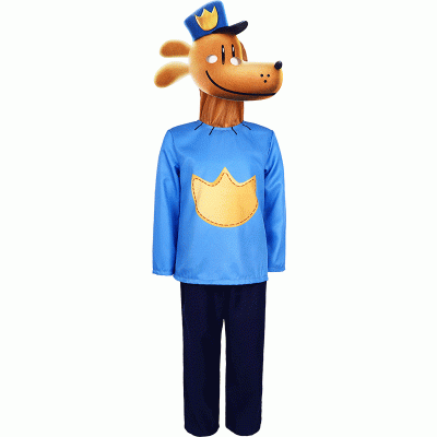 8 XYYEA Halloween role play Petey cat dog man cosplay costume cartoon Dog man costume