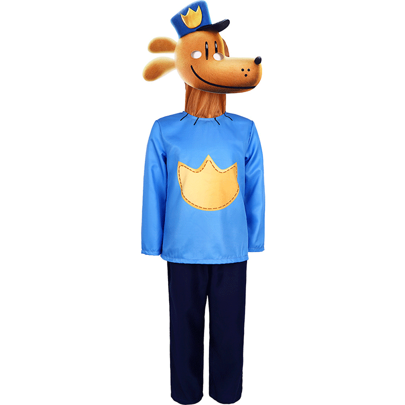 XYYEA Halloween role play Petey cat dog man cosplay costume cartoon Dog man costume