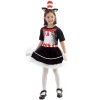 XYYEA Book Day Red White Stripe Dr Suess Kids Clothes Cat in The Hat Costume Hat Gloves Kit