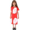 XYYEA Lilo Cosplay Costume Pelekai Girls Cute Red T-shirt Dress for Festival Performance
