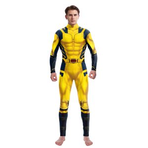 XYYEA Cosplay Costume Wolverine Halloween Wolf Same Stage Performance Hero Character