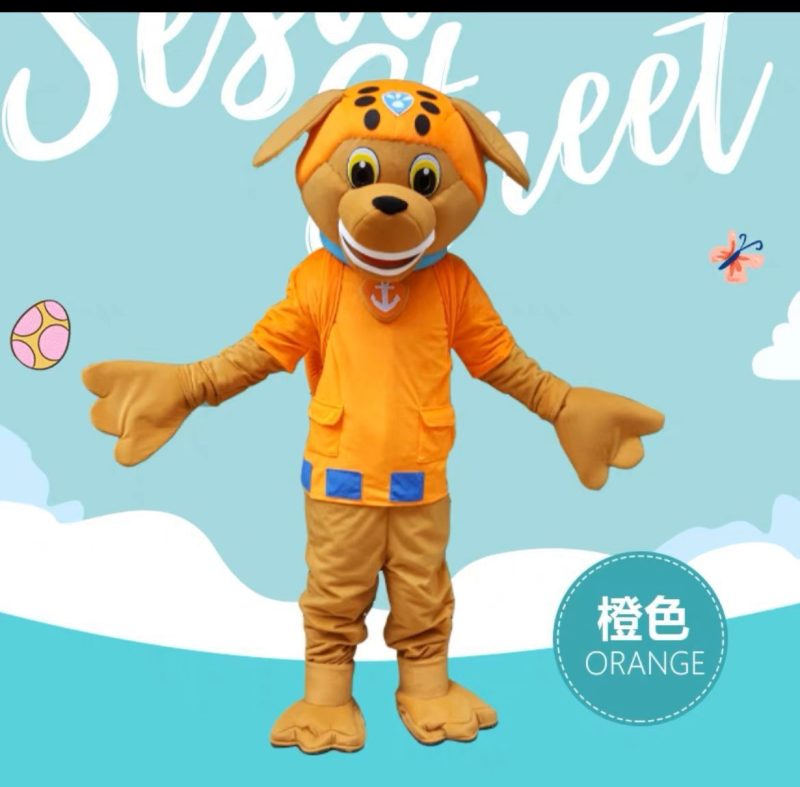 Hot Sale Plush PAW Dog Patrol Character Mascot Patrol Cosplay Costume for Birthday Party