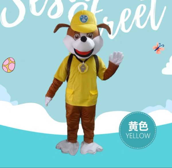 主图-18 Hot Sale Plush PAW Dog Patrol Character Mascot Patrol Cosplay Costume for Birthday Party