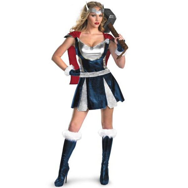 XYYEA Halloween Female Thor Superman Costume COS Costume Avengers Thor Costume
