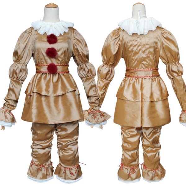 XYYEA Halloween Costume IT Cosplay Costume Pennywise Cosplay Pennywise IT Cosplay