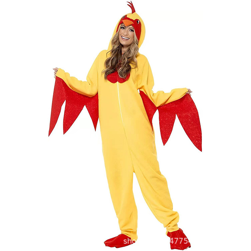 XYYEA Hot Sale Adults Animal Cosplay Jumpsuit Chicken Costumes for Man and Women