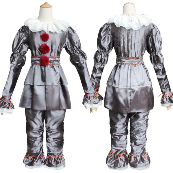 XYYEA Halloween Costume IT Cosplay Costume Pennywise Cosplay Pennywise IT Cosplay