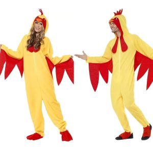 XYYEA Hot Sale Adults Animal Cosplay Jumpsuit Chicken Costumes for Man and Women