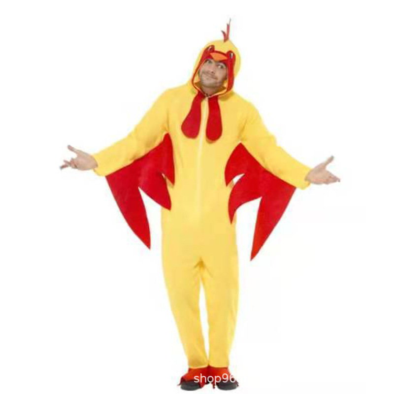XYYEA Hot Sale Adults Animal Cosplay Jumpsuit Chicken Costumes for Man and Women