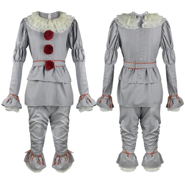 XYYEA Halloween Costume IT Cosplay Costume Pennywise Cosplay Pennywise IT Cosplay