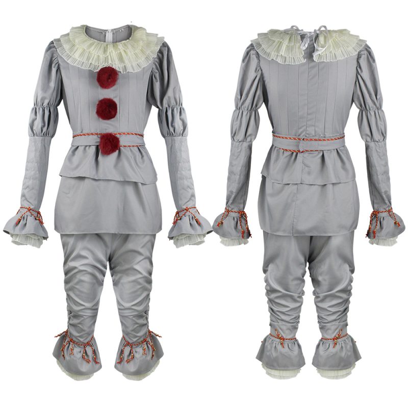 XYYEA Halloween Costume IT Cosplay Costume Pennywise Cosplay Pennywise IT Cosplay